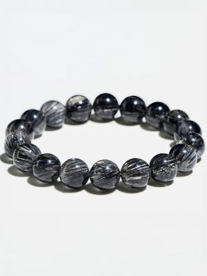 Black Rutilated Quartz Energy Bracelet