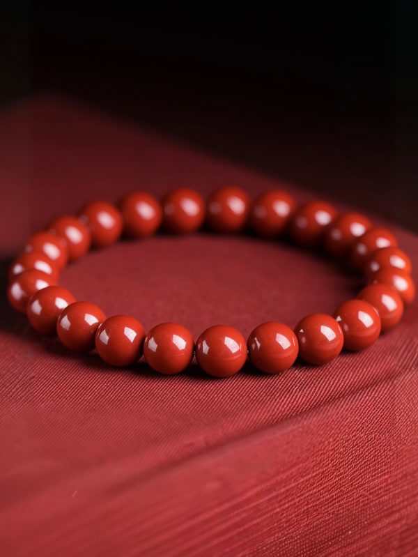 Vermilion Essence Cinnabar Energy Bracelet