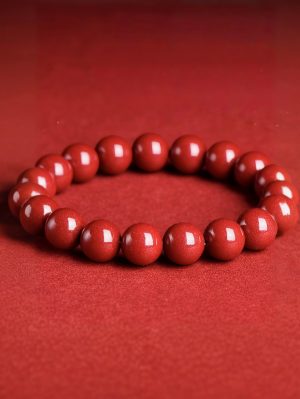 Vermilion Essence Cinnabar Energy Bracelet
