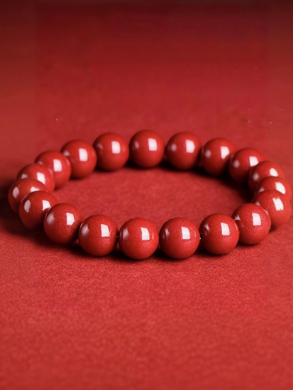 Vermilion Essence Cinnabar Energy Bracelet