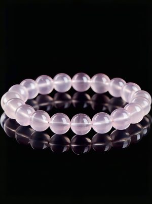 Stellar Rose Asteriated Quartz Bracelet