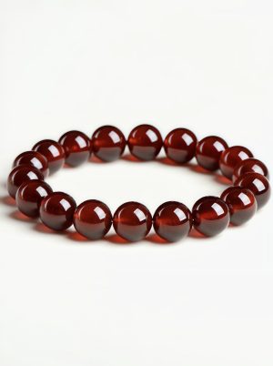 Orange-Red Garnet Bracelet