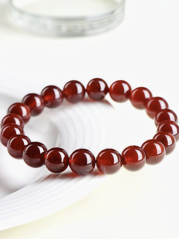 Orange-Red Garnet Bracelet