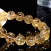 Solar Flame Yellow Azeztulite Bracelet