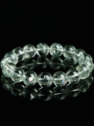 Forest Breath Green Azeztulite Bracelet