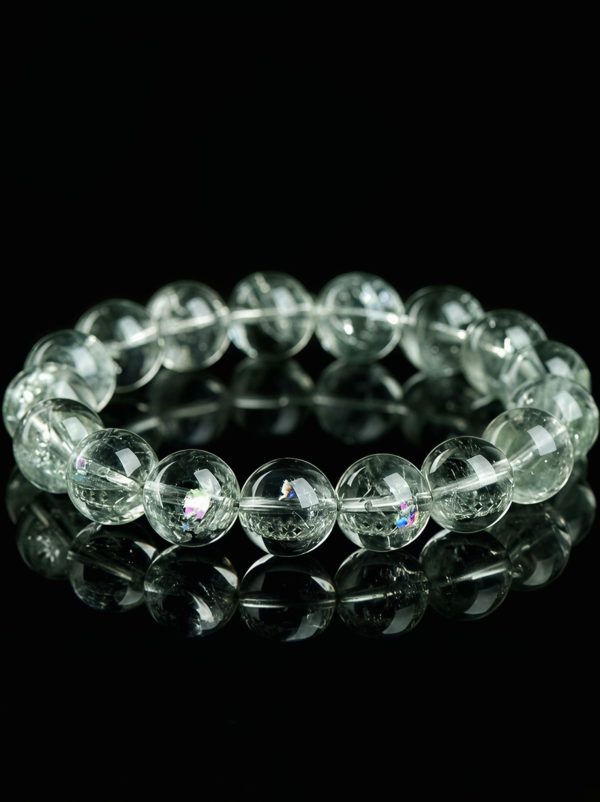 Forest Breath Green Azeztulite Bracelet