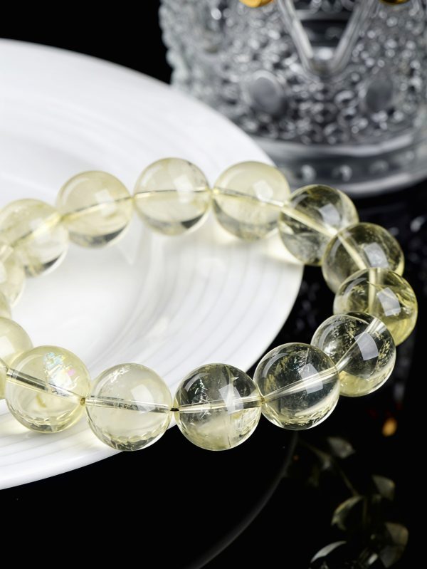 Lemon Yellow Azeztulite Bracelet