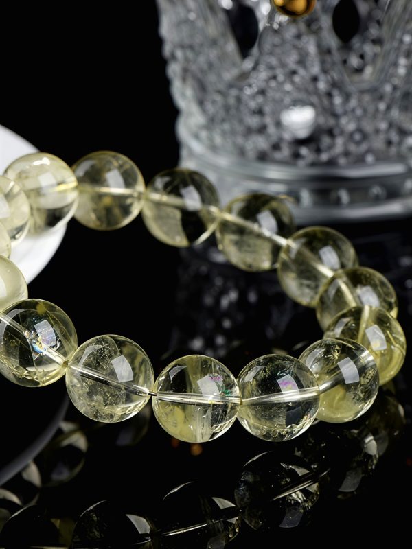 Lemon Yellow Azeztulite Bracelet