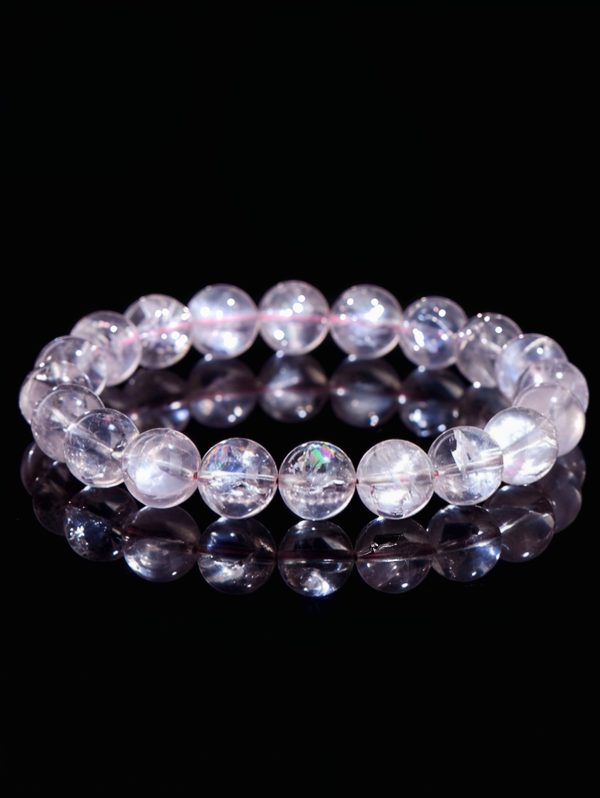 Pink Azeztulite High-Vibration Crystal Bracelet
