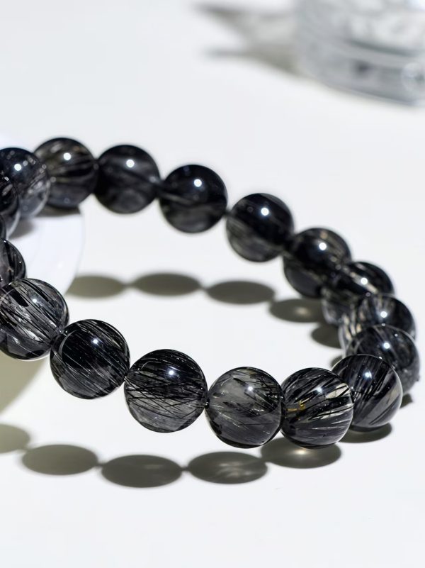 Black Rutilated Quartz Energy Bracelet