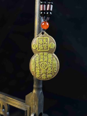 山鬼花钱葫芦 Mystical Hulu · Mountain Spirit Coin Incense Plaque